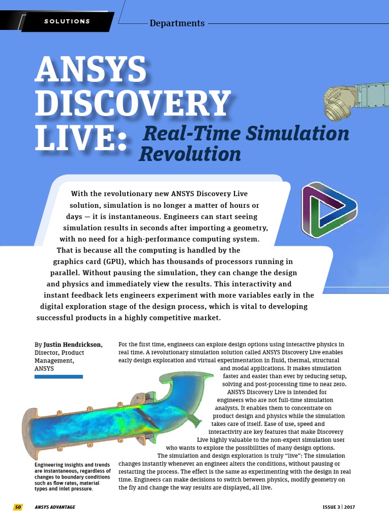 Ansys Discovery Live: Real-Time Simulation Revolution | PDF | Graphics ...