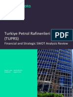 Turkiye Petrol Rafinerileri AS (Tuprs) : Financial and Strategic SWOT Analysis Review
