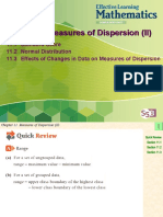 11 Measures of Dispersion (II)