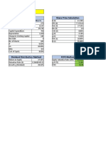 Biocon: Inputs Share Price Calculation