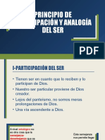 5-Principio de Participación y Analogía Del Ser