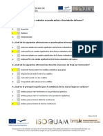 Spanish Multiple Choice Test Summary