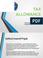 Kelompok 4, PPT Tax Allowance