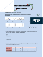 Pola Geometri Menggunakan Batang Korek Api