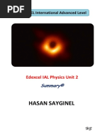 Hasan Sayginel: Edexcel IAL Physics Unit 2