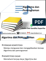 Algoritma Dan Pemrograman Pert.1