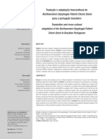 Northwestern Dysphagia Patient Check Sheet: Tradução e Adaptação Transcultural Do para o Português Brasileiro