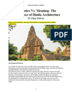 Aesthetics of Hindu Temples
