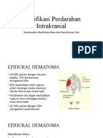 Klasifikasi Perdarahan Intracranial