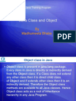 Java Class and Object: by Madhumeeta Bhatia