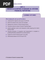 Unit 2: Indian Accounting Standard 34: Interim Financial Reporting