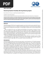 SPE-192878-MS Maximizing Pipeline Flexibility With Drag Reducing Agents