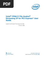 P-Tile Avalon Streaming IP For PCI Express User Guide