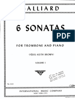 6 Sonatas Galliard Vol 1 TRBN PF