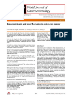 Drug Resistance and New Therapies in Colorectal Cancer