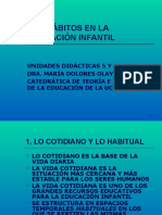 Tema 6 Los Habitos en Educacion Infantil