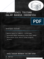 Jenis-Jenis Tulisan