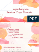 Mengembangkan Sumber Daya Manusia