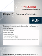 Chapter 5 - Evaluating A Single Project