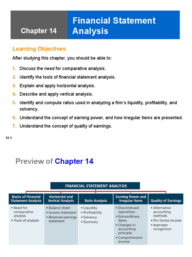 Financial Statements Analysis - Comprehensive  PDF  Income Statement 