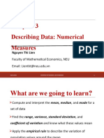Describing Data: Numerical Measures: Nguyen Thi Lien