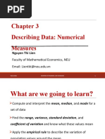 Describing Data: Numerical Measures: Nguyen Thi Lien