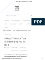 8 Ways To Make Your Girlfriend Beg You To Do It - LovelyPosts