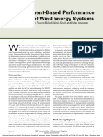 Measurement-Based Performance Analysis of Wind Energy Systems