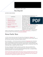 Montgomery Bus Boycott - Facts Significance Rosa Parks - History