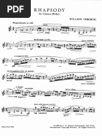 Willson Osborne - Rhapsody For Clarinet