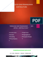 Teknologi Dan Penanganan Pascapanen Hortikultura