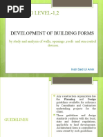 Learning Level-1,2: Development of Building Forms