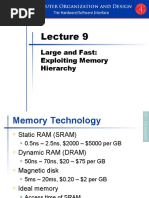 Lecture 9 - The Memory Hierarchy