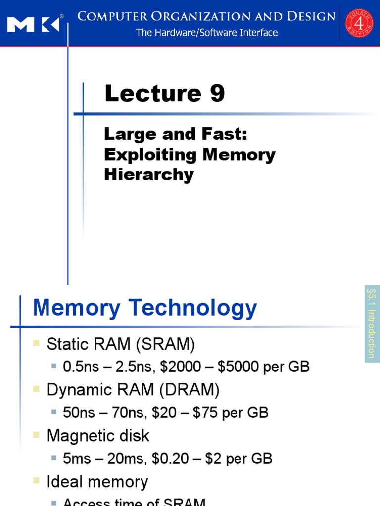Memory Hierarchy and Cache Optimization | PDF | Random Access Memory ...