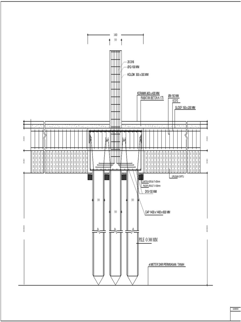 Detail Pondasi | PDF
