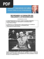 Recordando la fundación del Parlamento Latinoamericano