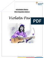 2° Básico Ficha de Actividades Violeta Parra.