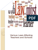 Other Education and Teaacher-Related Laws
