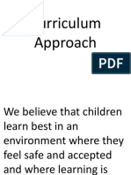 Curriculum Approach
