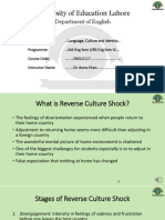 5 Reverse Cultural Shock