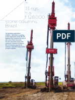 Brazil.: 8 PTC SC13 Rigs Working in A Job Site of 128,000 Stone Columns