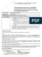 CNLU LLM 2021-2022 Regulation