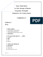 Name: Fasiha Batool Course Title: Ideology of Pakistan Programme: BS-English Submitted To: Sir Toufeeq Ahmed