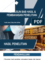 Penyusunan Bab Hasil, Pembahasan, Kesimpulan Dan Saran