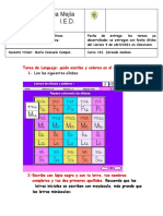 Tareas de Lenguaje Matemáticas Primero 9abril