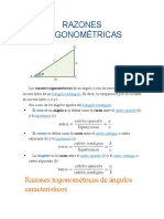 Razones Trigonométricas