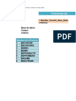 Funciones de Base de Datos