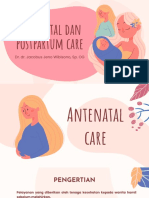 Antenatal Dan Postpartum Care - Dr. Jeno