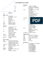 Conversion Factors