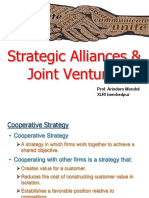 Strategic Alliances & Joint Ventures: Prof. Arindam Mondal XLRI Jamshedpur
